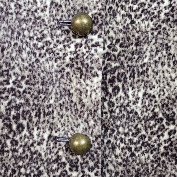 Talbots Leopard Print kelli swing coat 16P - Picture 5 of 8